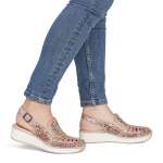 náhled Dámské sandály RIEKER 48763-90 béžová S6