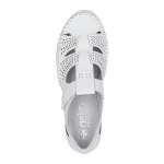 náhľad Dámske sandále RIEKER 49958-81 biela S6