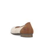 náhled Dámské baleríny RIEKER 51960-60 béžová S6