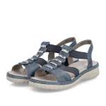 náhled Dámské sandály RIEKER 60452-12 modrá S6