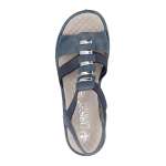 náhled Dámské sandály RIEKER 60452-12 modrá S6