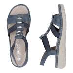 náhled Dámské sandály RIEKER 60452-12 modrá S6