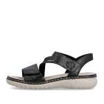 náhled Dámské sandály RIEKER 60464-00 černá S6