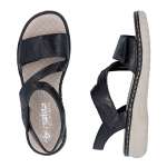 náhled Dámské sandály RIEKER 60464-00 černá S6