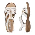 náhled Dámské sandály RIEKER 60806-80 bílá S6