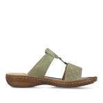 náhled Dámské nazouváky RIEKER 60885-54 zelená S6