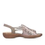 náhled Dámské sandály RIEKER 608D1-60 béžová S6