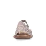 náhled Dámské sandály RIEKER 608D1-60 béžová S6