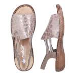 náhled Dámské sandály RIEKER 608D1-60 béžová S6