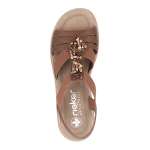 náhled Dámské sandály RIEKER 61850-24 hnědá S6