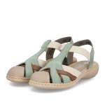 náhled Dámské sandály RIEKER 61852-52 zelená S6