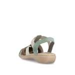 náhled Dámské sandály RIEKER 61852-52 zelená S6