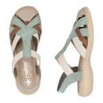 náhled Dámské sandály RIEKER 61852-52 zelená S6