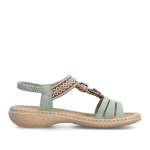 náhled Dámské sandály RIEKER 61855-52 zelená S6