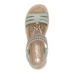 náhled Dámské sandály RIEKER 61855-52 zelená S6