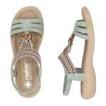náhled Dámské sandály RIEKER 61855-52 zelená S6