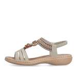 náhled Dámské sandály RIEKER 61855-62 béžová S6