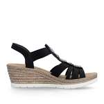 náhled Dámské sandály RIEKER 619B2-00 černá S6