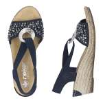 náhled Dámské sandály RIEKER 62451-14 modrá S6