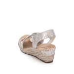 náhled Dámské sandály RIEKER 62466-90 stříbrná S6