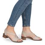 náhled Dámské sandály RIEKER 62662-62 béžová S6