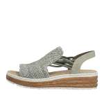 náhľad Dámske sandále RIEKER 62741-52 zelená S6