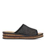 náhled Dámské nazouváky RIEKER 62904-00 černá S6