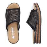 náhled Dámské nazouváky RIEKER 62904-00 černá S6