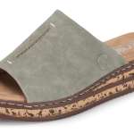 náhled Dámské nazouváky RIEKER 62905-53 zelená S6