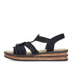 náhled Dámské sandály RIEKER 62969-00 černá S6