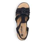 náhled Dámské sandály RIEKER 62969-00 černá S6