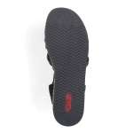 náhled Dámské sandály RIEKER 62969-00 černá S6