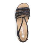 náhled Dámské sandály RIEKER 62977-00 černá S6
