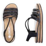 náhled Dámské sandály RIEKER 62977-00 černá S6