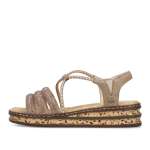 náhled Dámské sandály RIEKER 62977-90 METALLIC F/S6