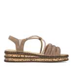 náhled Dámské sandály RIEKER 62977-90 METALLIC F/S6