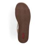 náhled Dámské sandály RIEKER 62977-90 METALLIC F/S6