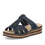 náhled Dámské nazouváky RIEKER 62986-14 modrá S6