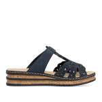 náhled Dámské nazouváky RIEKER 62986-14 modrá S6