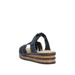 náhled Dámské nazouváky RIEKER 62986-14 modrá S6