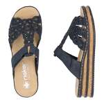 náhled Dámské nazouváky RIEKER 62986-14 modrá S6