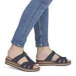 náhled Dámské nazouváky RIEKER 62986-14 modrá S6