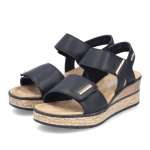 náhled Dámské sandály RIEKER 63781-00 černá S6