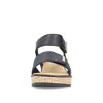 náhled Dámské sandály RIEKER 63781-00 černá S6