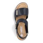 náhled Dámské sandály RIEKER 63781-00 černá S6