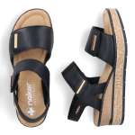 náhled Dámské sandály RIEKER 63781-00 černá S6