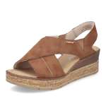 náhled Dámské sandály RIEKER 63782-24 hnědá S6