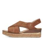 náhled Dámské sandály RIEKER 63782-24 hnědá S6