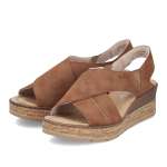 náhled Dámské sandály RIEKER 63782-24 hnědá S6