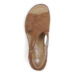 náhled Dámské sandály RIEKER 63782-24 hnědá S6